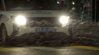 Aksarayda kar yağışı başladı