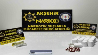 Akşehirde uyuşturucu operasyonu