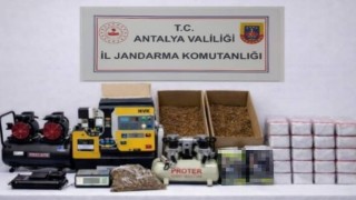 Alanyada 17 kilogram kıyılmış tütün ele geçirildi