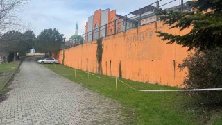 Alaplı TOKİ İlk ve Ortaokulunda istinat duvarında çökme tehlikesi