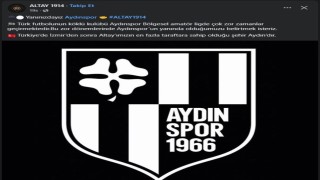 Altaydan Aydınspora destek paylaşımı