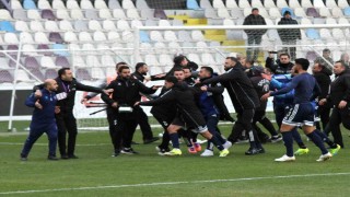 Ankara Keçiörengücü - Erzurumspor FK maçında kavga çıktı