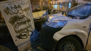 Ankarada iki araç kafa kafaya çarpıştı: 1 yaralı