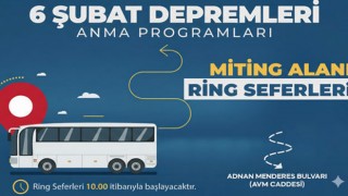 Anma Programına Katılacaklar İçin Ring Seferi Düzenlenecek