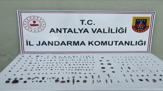 Antalyada 281 adet tarihi eser ele geçirildi