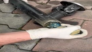 Aracın aks ve şaftında 5 kilo 300 gram uyuşturucu ele geçirildi