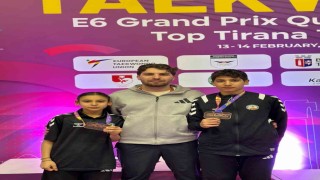 Avrupa Taekwondo müsabakasında Kuyucaklı sporculardan çifte bronz