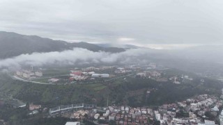 Aydın güne bulutla uyandı