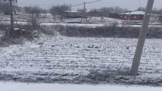 Aydının yüksekleri beyaza büründü