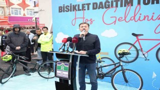 Bahçelievlerde pedallar sağlık ve çevre için döndü: 38inci bisiklet çekilişi yapıldı