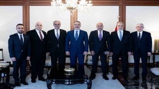 Bakan Fidan, GYUK Başkanı Ali Şaatı kabul etti