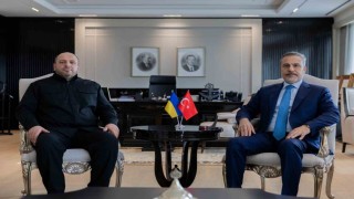 Bakan Fidan, Ukrayna Milli Güvenlik ve Savunma Konseyi Sekreteri Umerov ile görüştü
