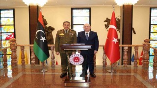 Bakan Güler, Libya Genelkurmay Başkan Vekili Al-Namroushu kabul etti