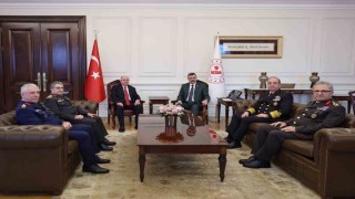 Bakan Güler ve komuta kademesinden İçişleri Bakanı Çiftçiye ziyaret