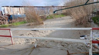 Bakırçay taştı, Somada sokaklar sular altında kaldı