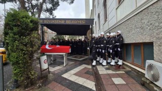 Bandırmada görevli Polis Memuru Murat Saçan son yolculuğuna uğurlandı