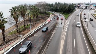 Başiskele Koridor Projesinin kuzey yan yolu trafiğe açıldı