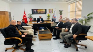 Başkan Aküzüm, Başhekim Türken ile görüştü