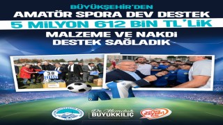 Başkan Büyükkılıçtan amatör spora 5.6 milyon TLlik dev destek