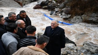 Başkan Büyükkılıçtan Yahyalıya geçmiş olsun ziyareti