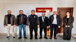 Başkan Dilek ve yönetiminden İl Emniyet Müdürü Çağlara ziyaret