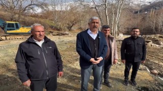 Başkan Hallaç, Haydaran su alma yapısında incelemelerde bulundu