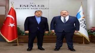 Başkan Hamamcıdan kardeş belediye Esenlere ziyaret