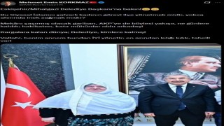 Başkan Zeynep Güneşe kıyafeti üzerinden hakaret eden şahıs gözaltına alındı