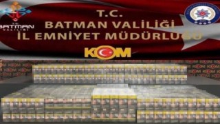 Batmanda kaçakçılık operasyonu