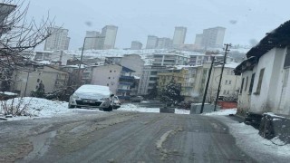 Battalgazide kar yağışı sonrası ekipler sahada