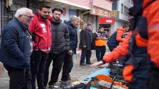 Bayburt AFADdan deprem sergisi ve ekipman tanıtımı