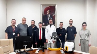 Bayburtlu hayırsever hastaneye otomatik kalp masajı cihazı bağışladı