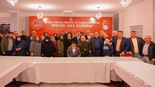 Bayburtta Büyük Aile Sofraları iftarı şehit aileleri ve gazilerle paylaşıldı