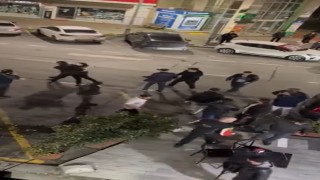 Beylikdüzünde tekme tokat kavga kameraya yansıdı