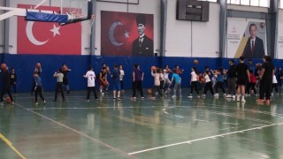 Bilecikte basketbol okullarında disiplinli antrenmanlar sürüyor