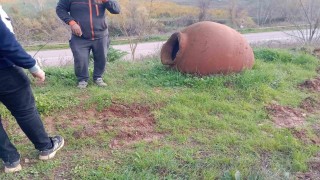 Bilecikte bin 800 yıllık küpler gün yüzüne çıktı