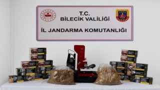 Bilecikte çok sayıda makaron ele geçirildi