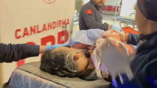 Birlikte yaşadığı kadınla tartışıp cama yumruk atan şahıs ağır yaralandı