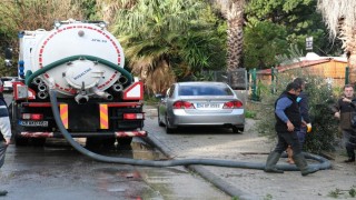 Bodrumda sağanak yağışın bilançosu: 101 ev, 8 iş yerinde su baskını yaşandı