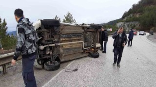 Boluda cenaze dönüşü kaza: 2 yaralı