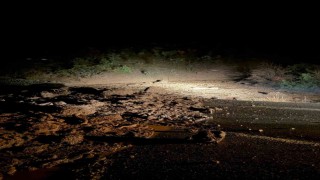 Boluda yol heyelan nedeniyle ulaşıma kapandı