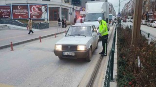 Bozüyükte yaya geçidi uygulaması