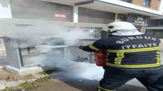 Burdurda trafoda yangın paniği