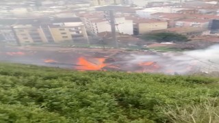 Bursada alev alev yanan ev kullanılmaz hale geldi