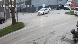 Bursada motosiklet sürücüsü ölümden böyle döndü