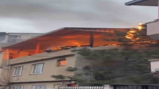 Bursada yangında daire alev topuna döndü