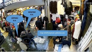 Bursada yankesicinin el çabukluğu izleyenleri şoke etti