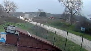 Bursadaki kaza güvenlik kamerasında