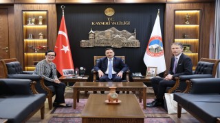 Büyükelçi Gabriele Juenden Vali Çiçeke ziyaret