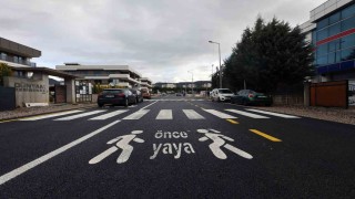 Büyükşehir Kolejler Bölgesinde yol yapım çalışmalarını tamamladı
